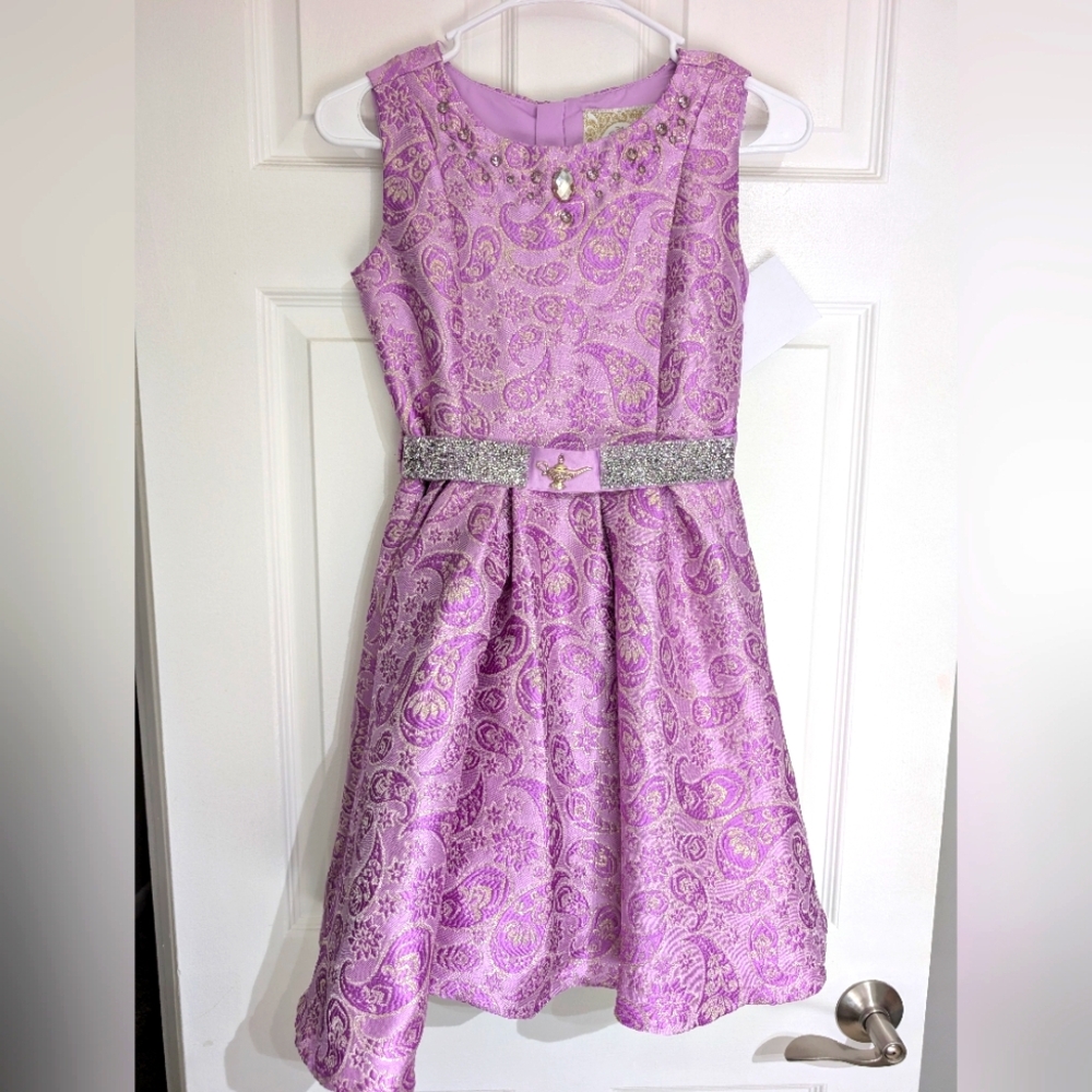 Disney Princess Jasmine Violet Party Dress Sz10